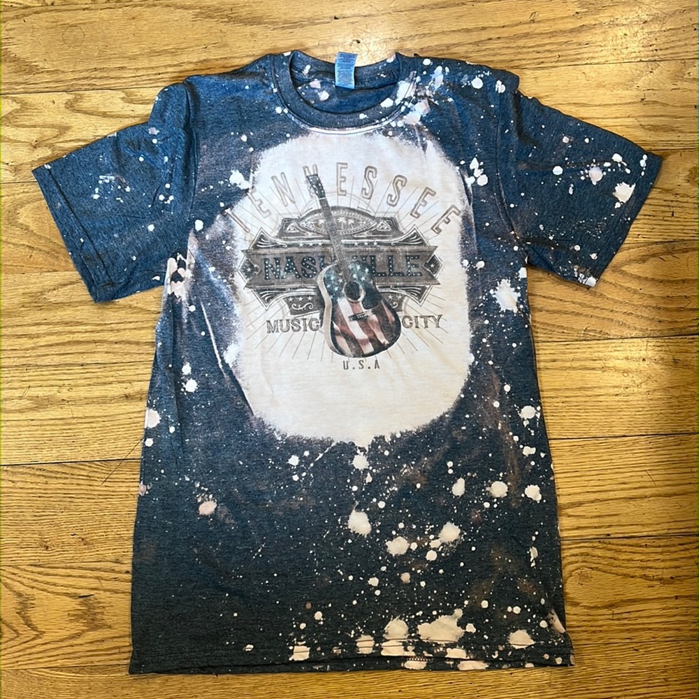 Bleached Nashville Music City Graphic Tee